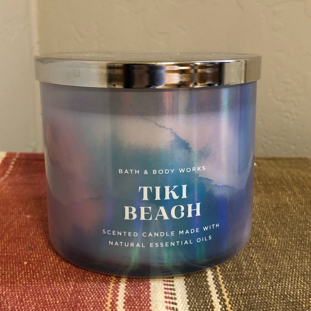 Bath & Body Works Tiki Beach VanillaMusk Orchid Toasted Coconut Scented Candle